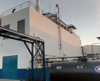 Outside view of the Bralima power plant - IMM - Flexible Power Solutions