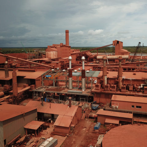 Construction of the Kamsar, Guinea Conakry power plant. IMM - Flexible Power Solutions