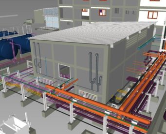 3D View of the Fada (Burkina Faso) power plant - IMM Flexible Power Solutions